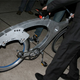 Illustration for article titled Spokeless Bicycle: Riding Around on The (Somewhat Impractical) Future
